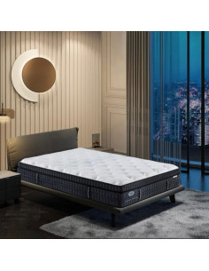 Matelas a mémoire de forme + Ressort ensaché modèle LUXURY ARTIZAN